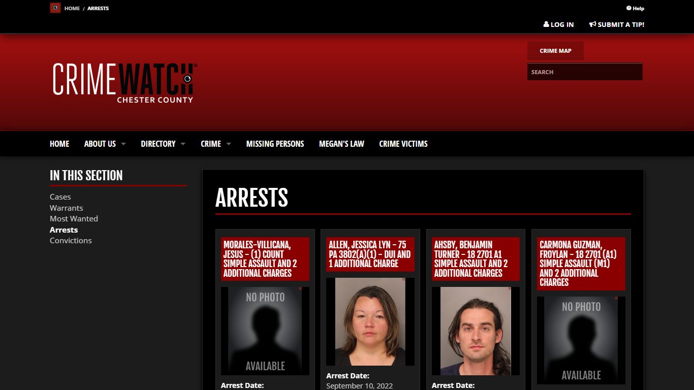 Arrests | CRIMEWATCH